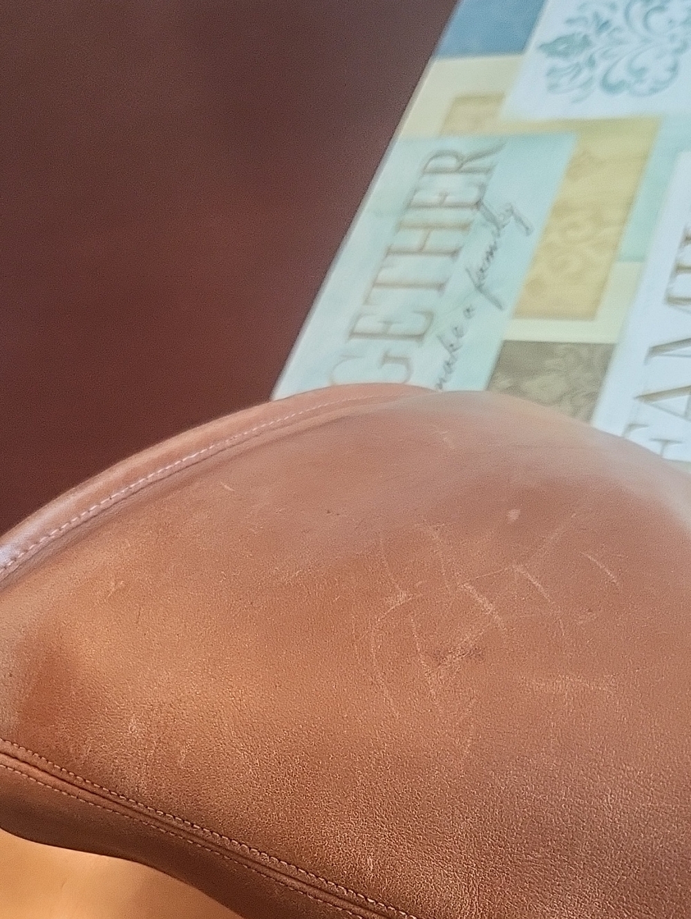 Tan Leather Crossbody Coach Purse - Smooth Finish - Picture 6 of 13